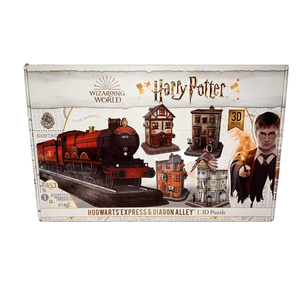 Wizarding World Hogwarts Express & Diagon Alley 3D Puzzle 453 Pieces 2022